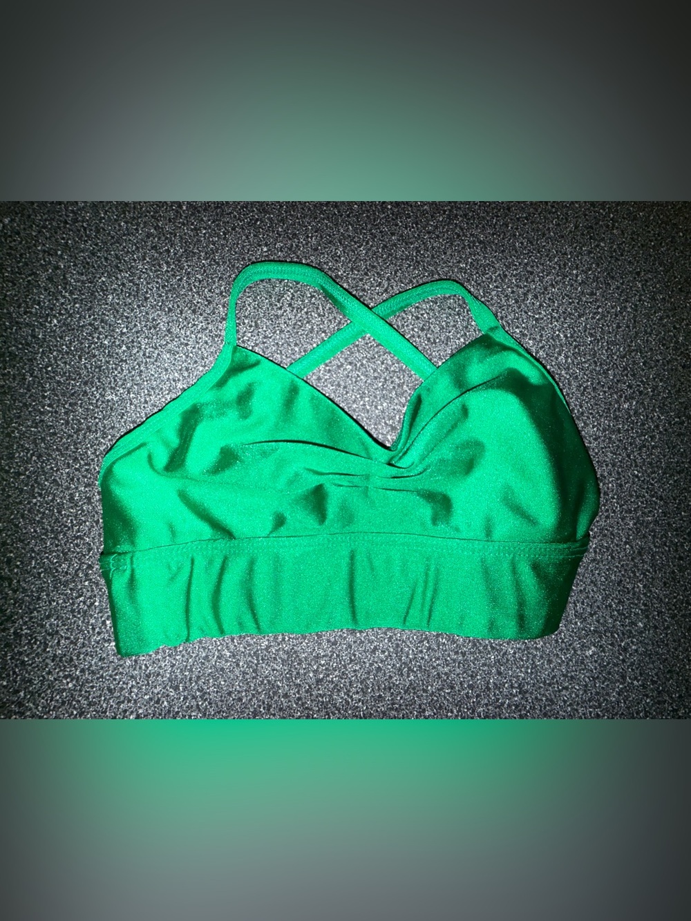 Tiger Friday Green Dance Bra Top Size Child Medium